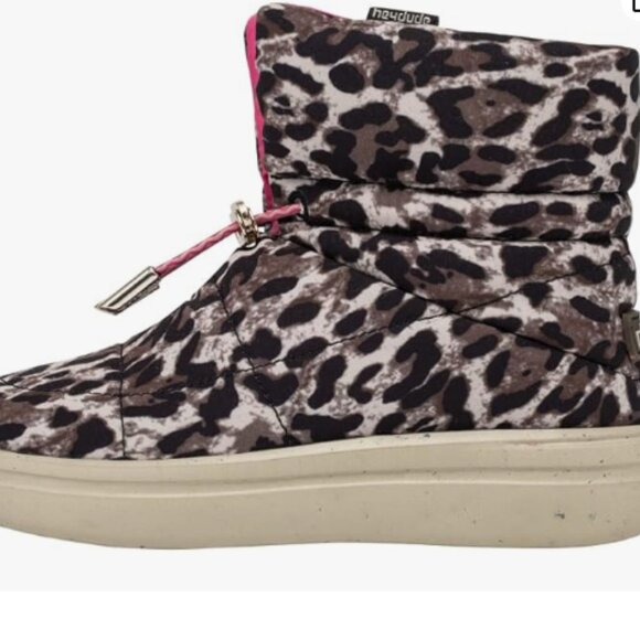 Hey Dude Girl's Margot Youth Leopard Print  | Girl's Shoes Size K13 New w/tags - Picture 7 of 7